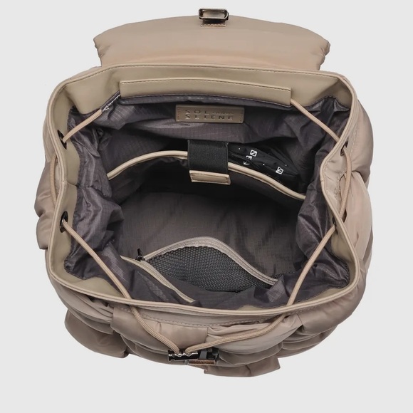 Anthropologie Sol and Selena Perception Woven Nylon Backpack - Picture 2 of 7